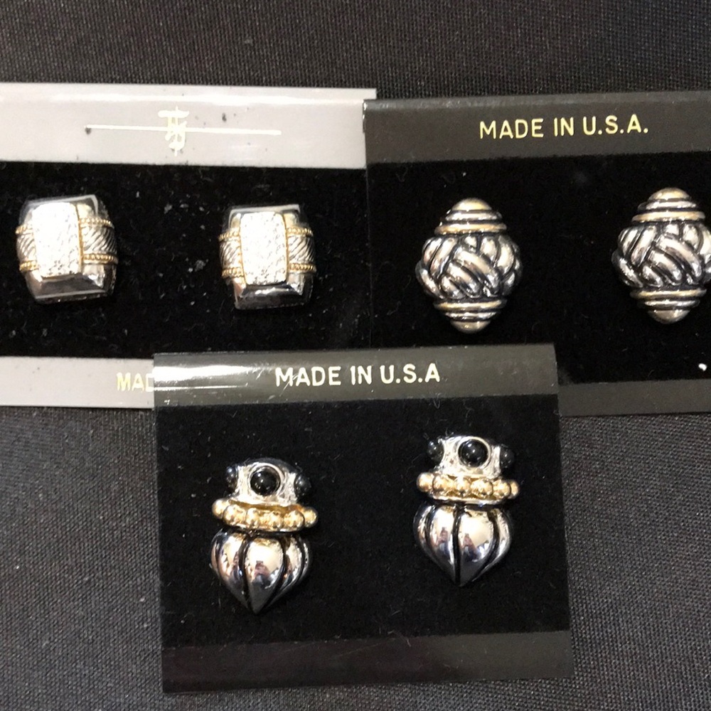 New TJ Clip-on earrings